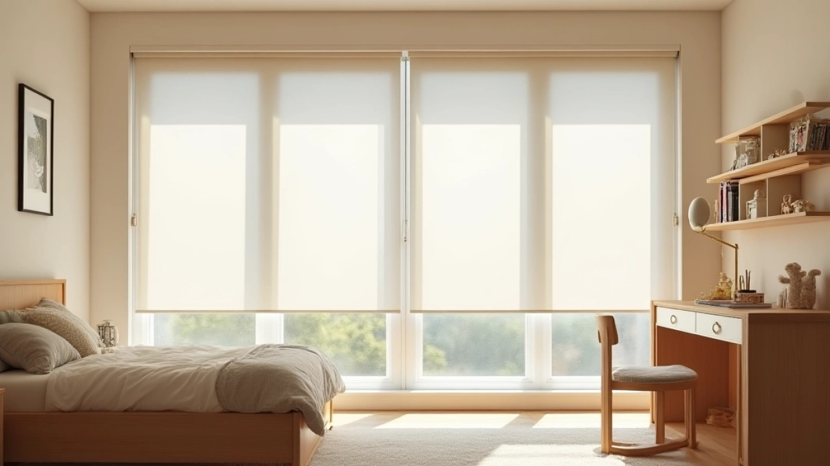 Rolety zamiast drzwi do pokoju