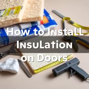 Jak Zamontować Ocieplenie Na Drzwi